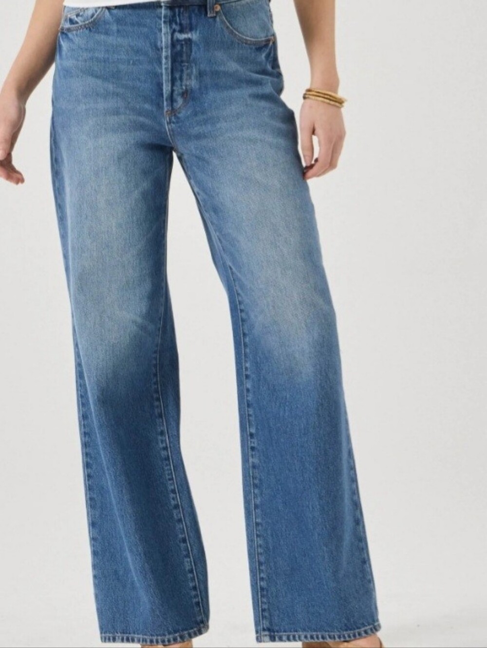 Rolla's Stevie Relaxed Denim Jean Jeans Size 29 Iris Blue NEW NWT Straight Leg